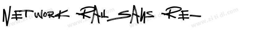Network Rail Sans Re字体转换
